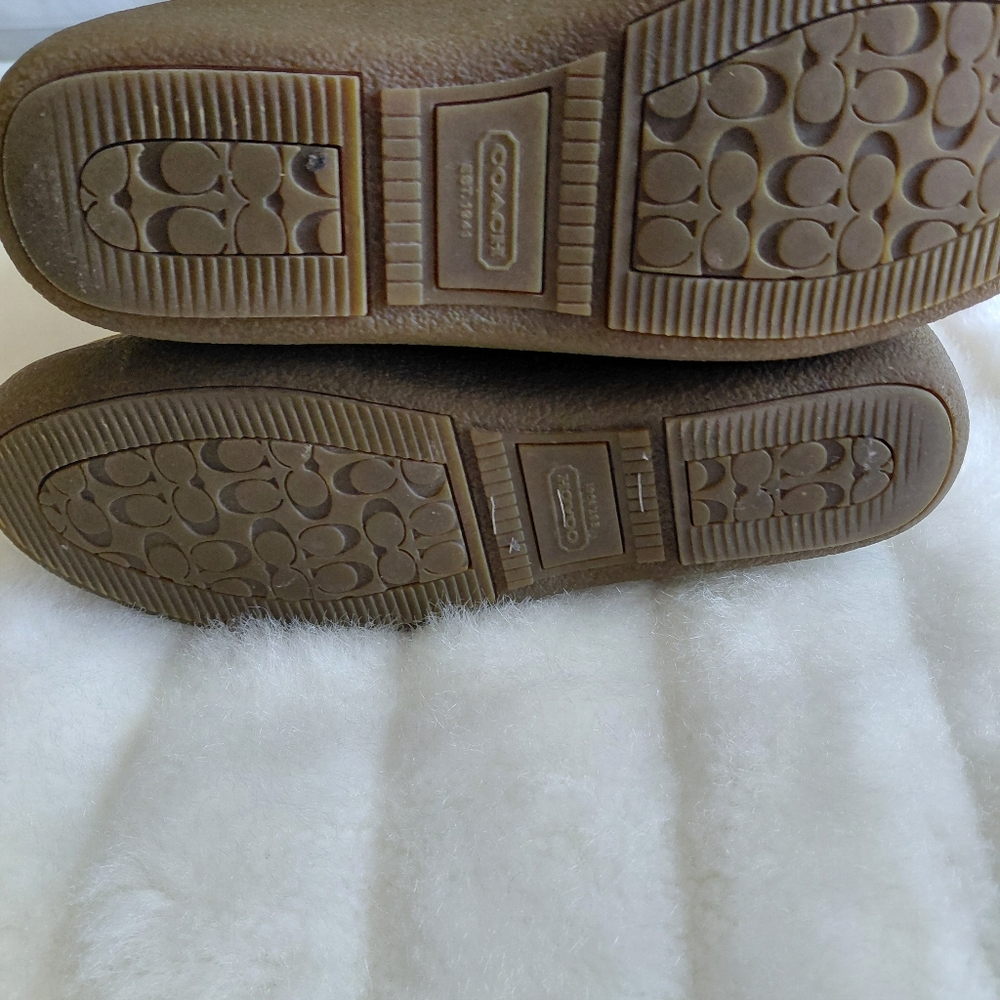 Coach White Fur-Lined Boot Size 8.5 - Picture 7 of 8